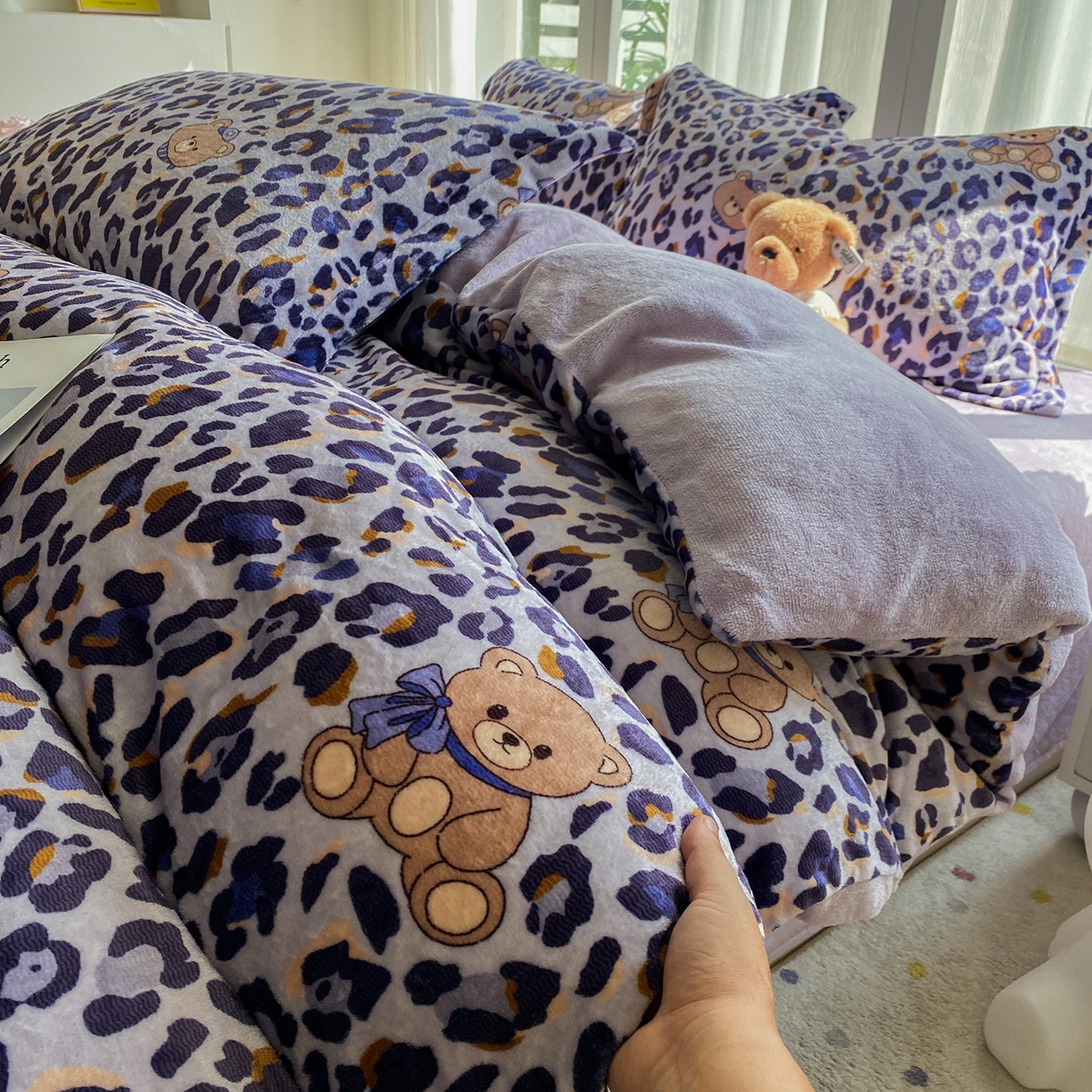 91家纺网 家纺一手货源 找家纺 （总）梵克保罗 2025新款A类高克重牛奶绒印花四件套（包含买家秀）