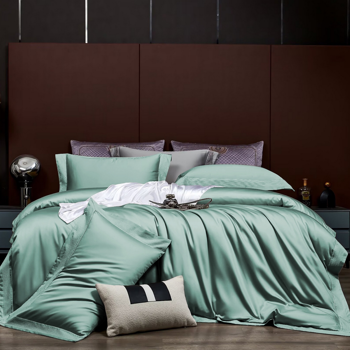 91家纺网 家纺一手货源 找家纺 玖玖爱家纺 2025新款亲肤柔软新疆长绒棉四件套-罗斯 罗斯-平坦青