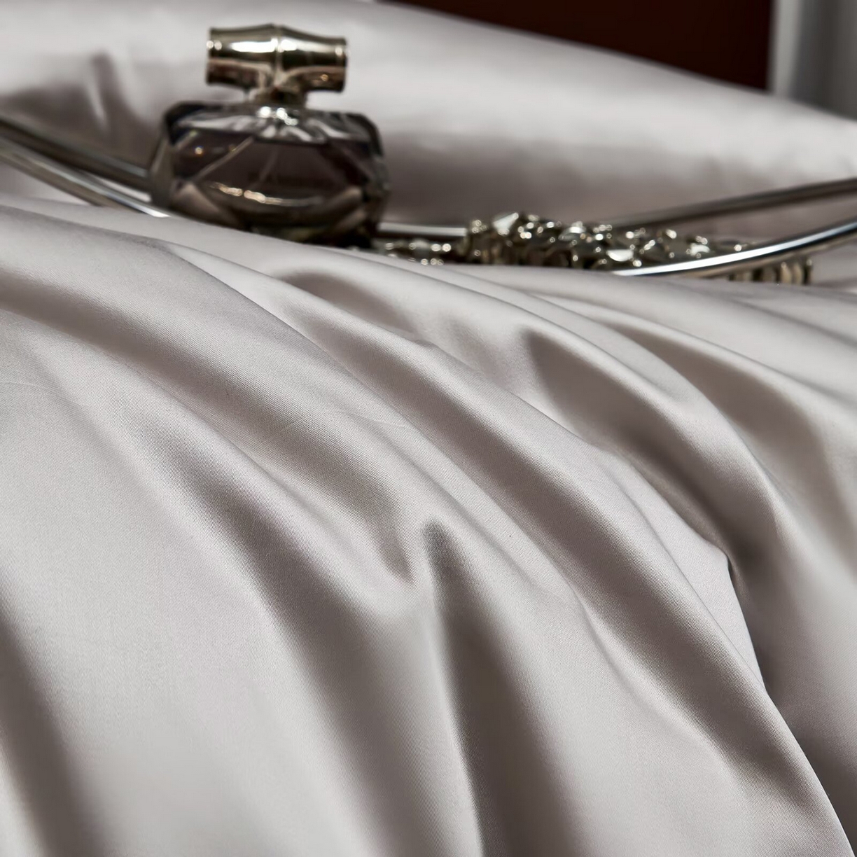 91家纺网 家纺一手货源 找家纺 玖玖爱家纺 2025新款亲肤柔软新疆长绒棉四件套-罗斯 罗斯-气质灰