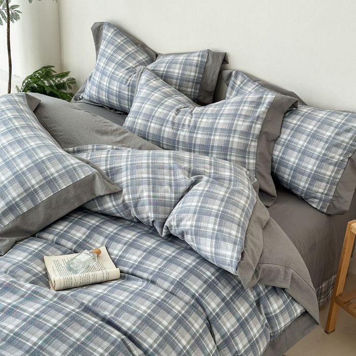 91家纺网 家纺一手货源 找家纺 （总）雨田家纺 2025新款A类汉麻双层纱四件套