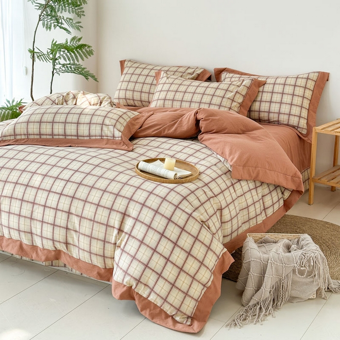 91家纺网 家纺一手货源 找家纺 （总）雨田家纺 2025新款A类汉麻双层纱四件套