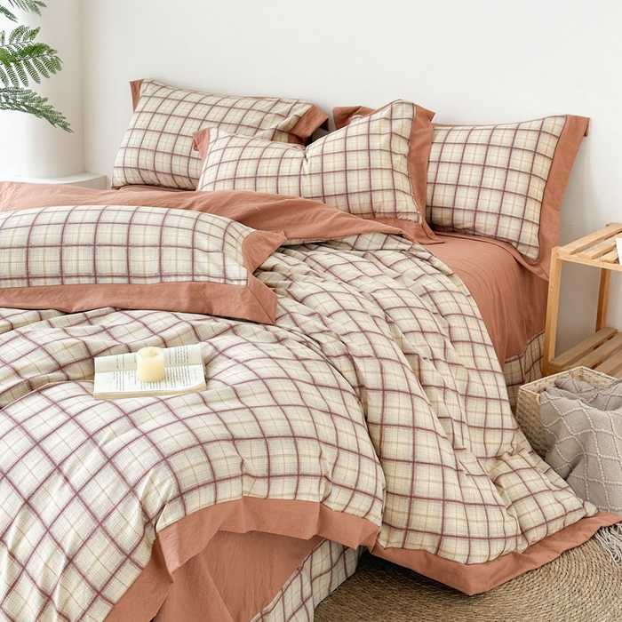 91家纺网 家纺一手货源 找家纺 （总）雨田家纺 2025新款A类汉麻双层纱四件套