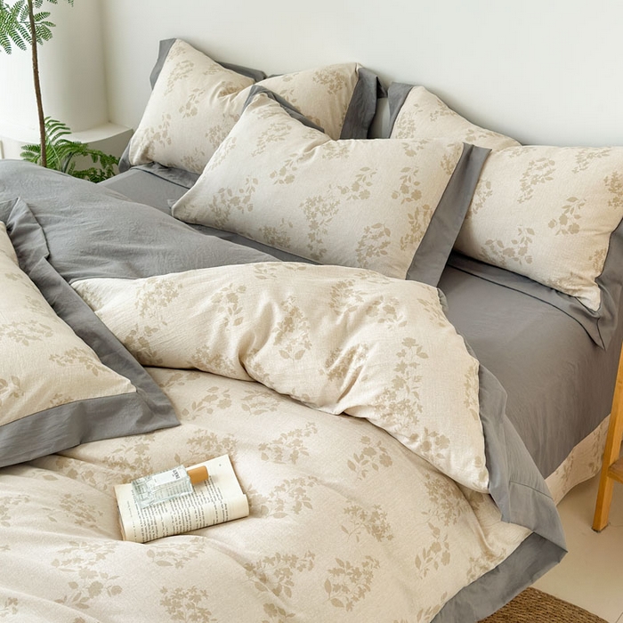 雨田家纺 2025新款A类汉麻双层纱四件套 青春年华