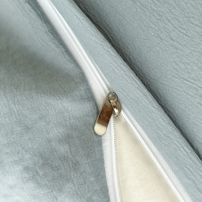 91家纺网 家纺一手货源 找家纺 雨田家纺 2025新款A类汉麻双层纱四件套 繁景如画