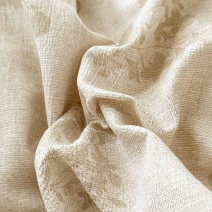 91家纺网 家纺一手货源 找家纺 雨田家纺 2025新款A类汉麻双层纱四件套 青春年华