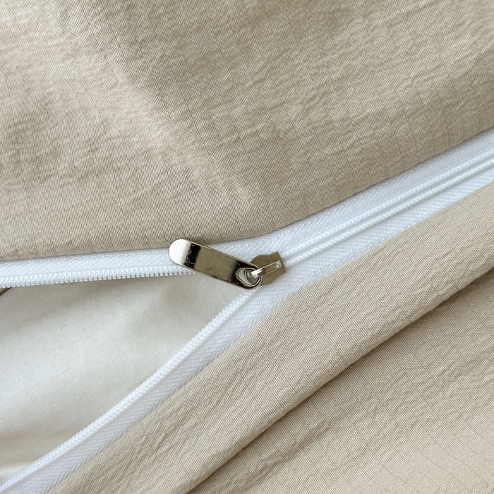 91家纺网 家纺一手货源 找家纺 雨田家纺 2025新款A类汉麻双层纱四件套 轻语