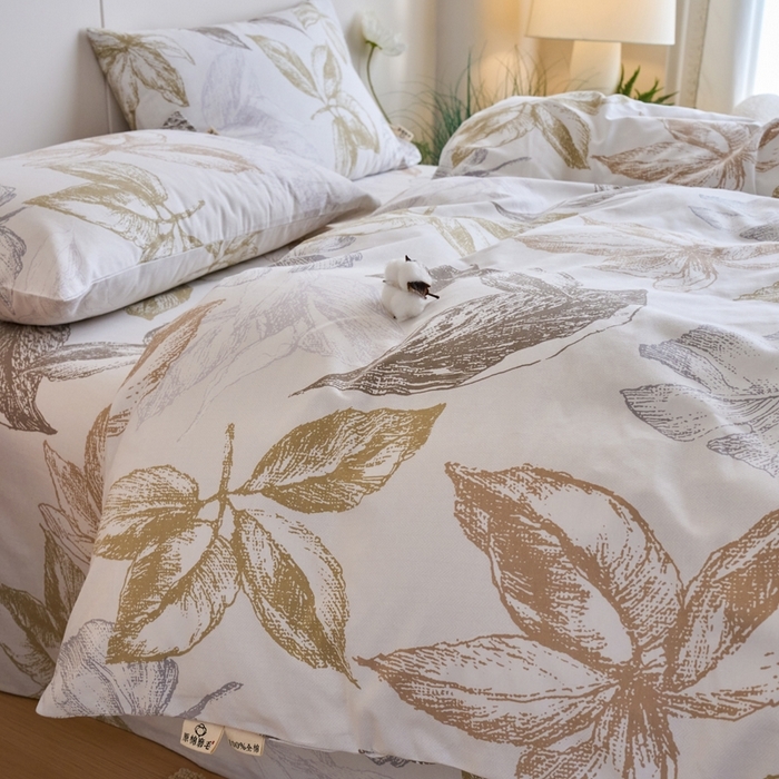 91家纺网 家纺一手货源 找家纺 （总）春皖家纺 2025新款全棉原棉磨毛色织水洗四件套回暖系列-风格二