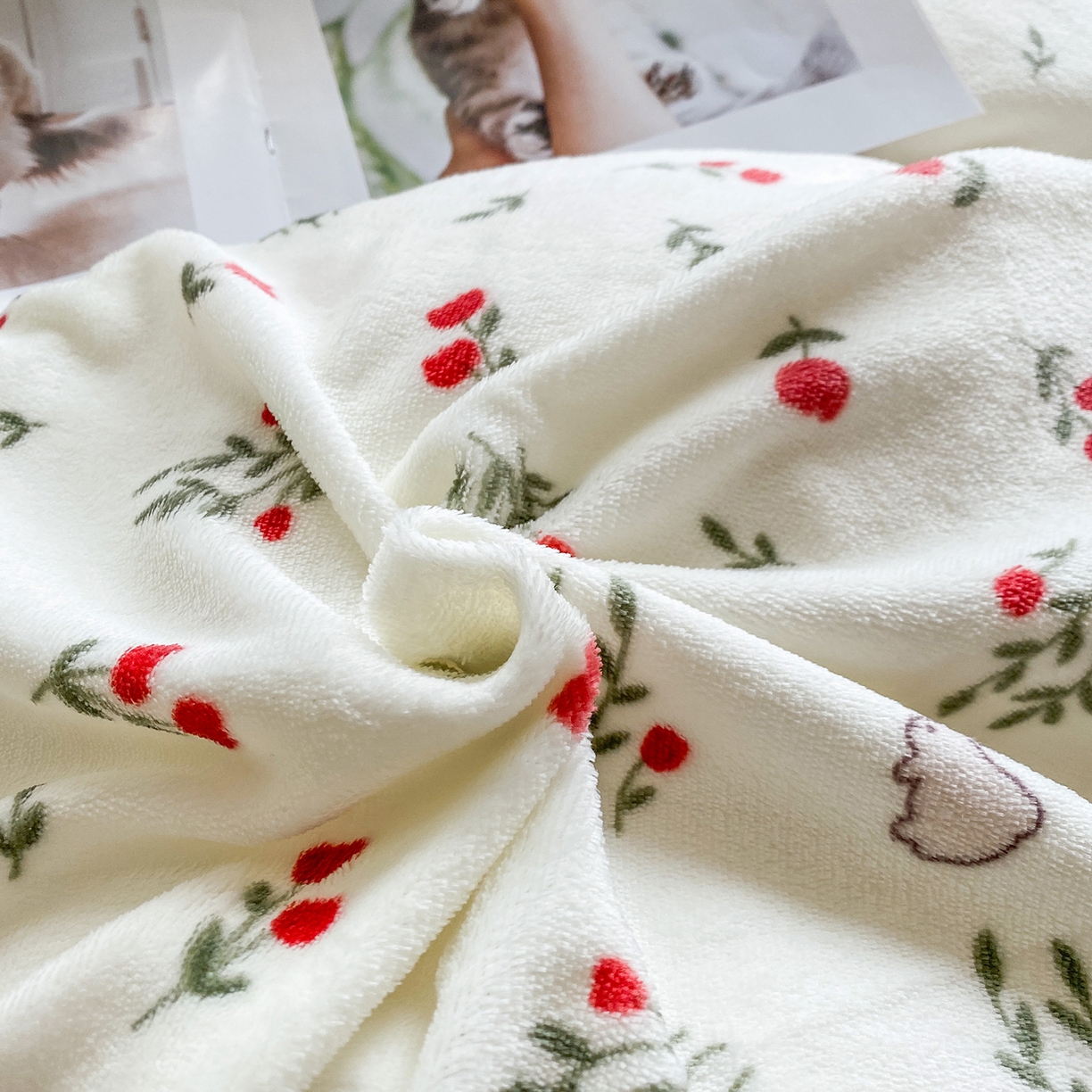 91家纺网 家纺一手货源 找家纺 梵克保罗 2025新款A类高克重牛奶绒印花四件套（包含买家秀） 小确幸