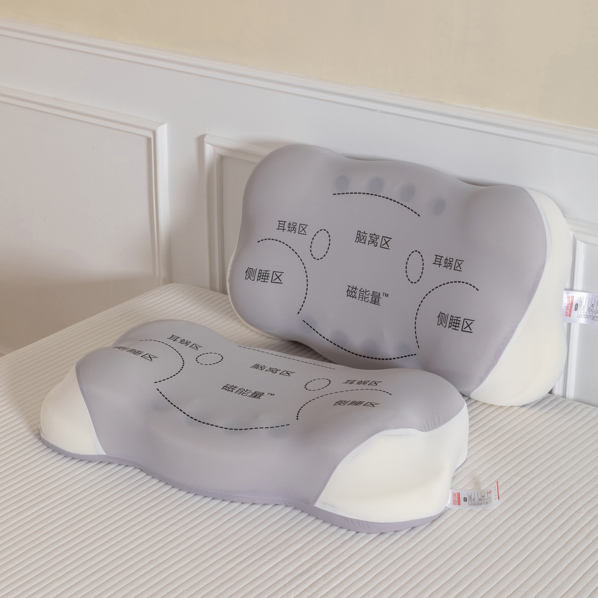 91家纺网 家纺一手货源 找家纺 （总）芯奇想 2025新款记忆磁石枕 多睡姿匹配 聚氨酯枕芯单人枕头枕芯