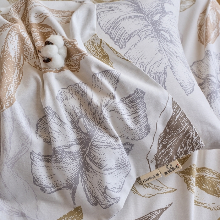 91家纺网 家纺一手货源 找家纺 （总）春皖家纺 2025新款全棉原棉磨毛色织水洗单枕套回暖系列-风格二