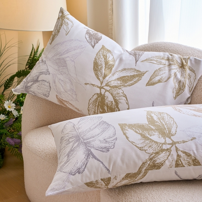 91家纺网 家纺一手货源 找家纺 （总）春皖家纺 2025新款全棉原棉磨毛色织水洗单枕套回暖系列-风格二