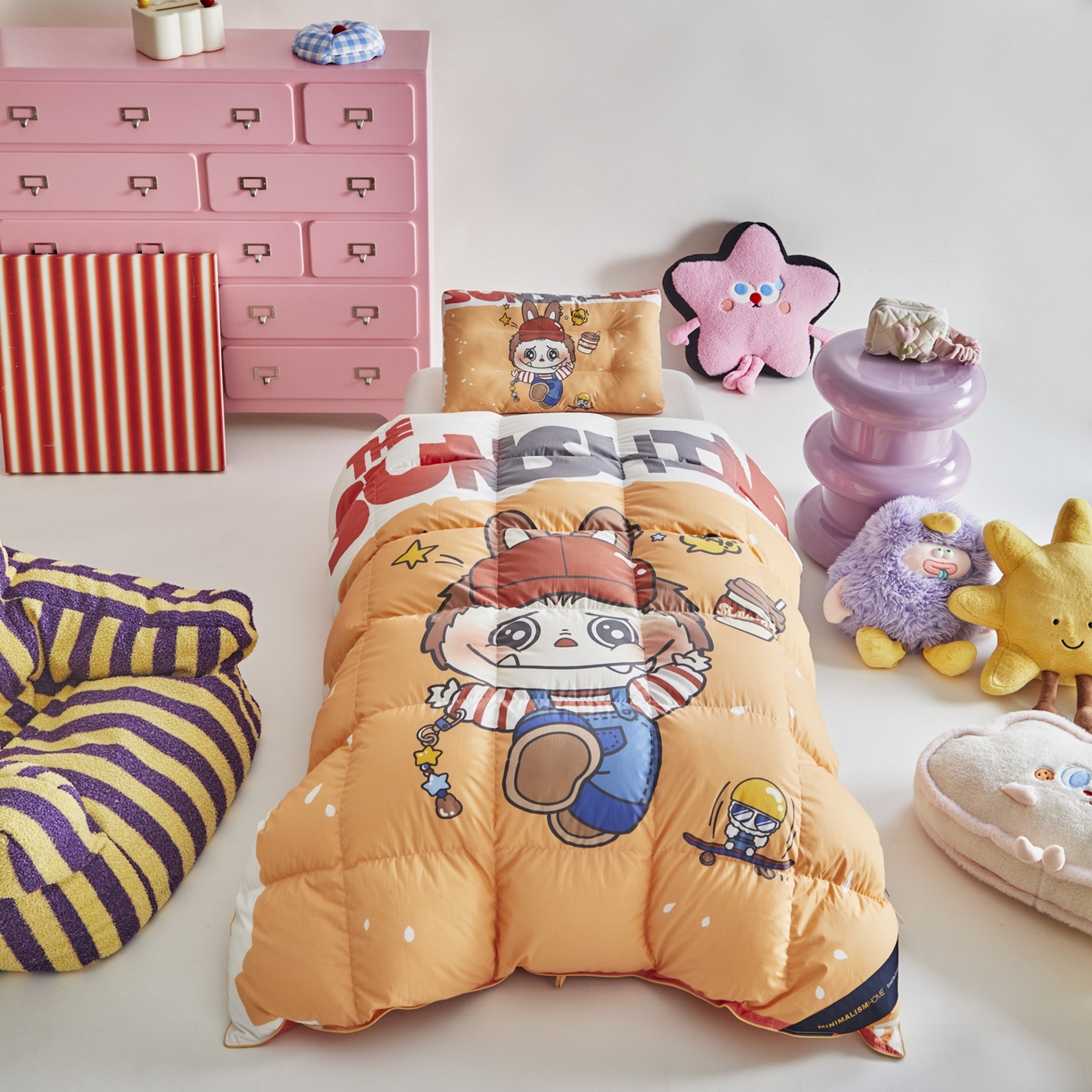 91家纺网 家纺一手货源 找家纺 暖羽屋羽绒馆 2025新款真抗菌防螨95白鸭绒儿童学生被芯羽绒被冬被婴幼儿园小被子被子被芯 运动拉布特2