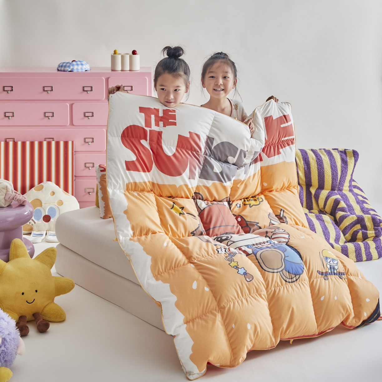 91家纺网 家纺一手货源 找家纺 暖羽屋羽绒馆 2025新款真抗菌防螨95白鸭绒儿童学生被芯羽绒被冬被婴幼儿园小被子被子被芯 运动拉布特2