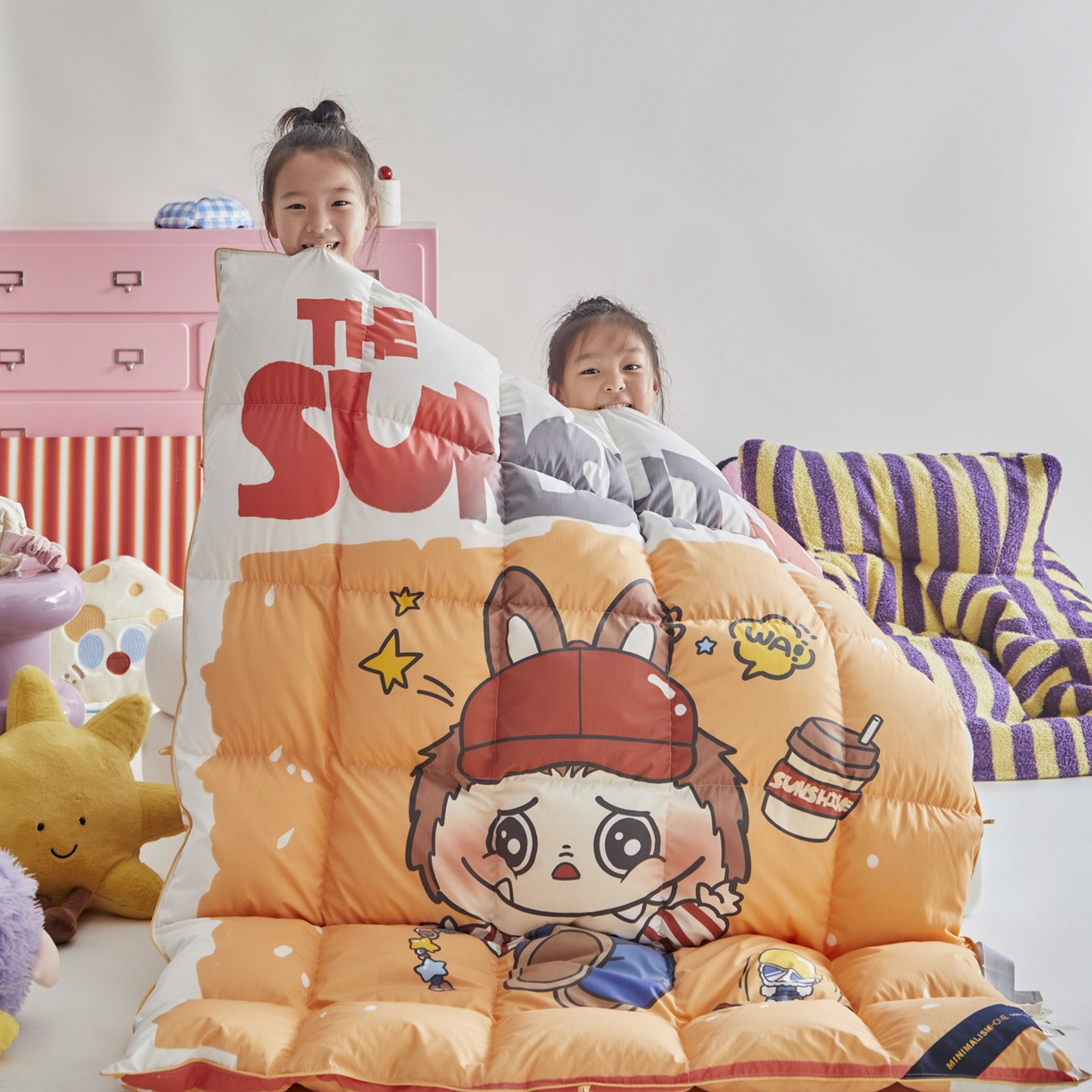 91家纺网 家纺一手货源 找家纺 暖羽屋羽绒馆 2025新款真抗菌防螨95白鸭绒儿童学生被芯羽绒被冬被婴幼儿园小被子被子被芯 运动拉布特2