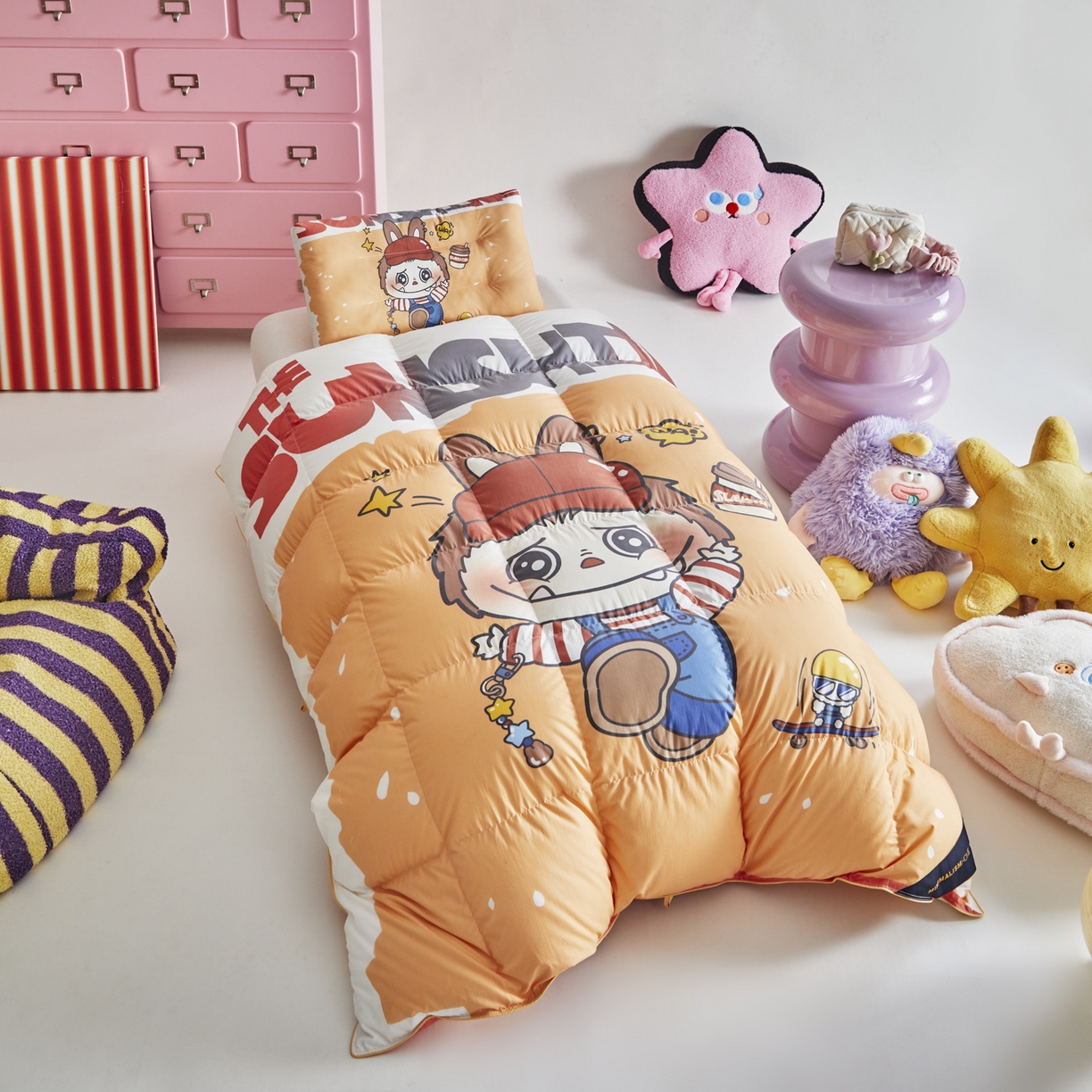 91家纺网 家纺一手货源 找家纺 暖羽屋羽绒馆 2025新款真抗菌防螨95白鸭绒儿童学生被芯羽绒被冬被婴幼儿园小被子被子被芯 运动拉布特2