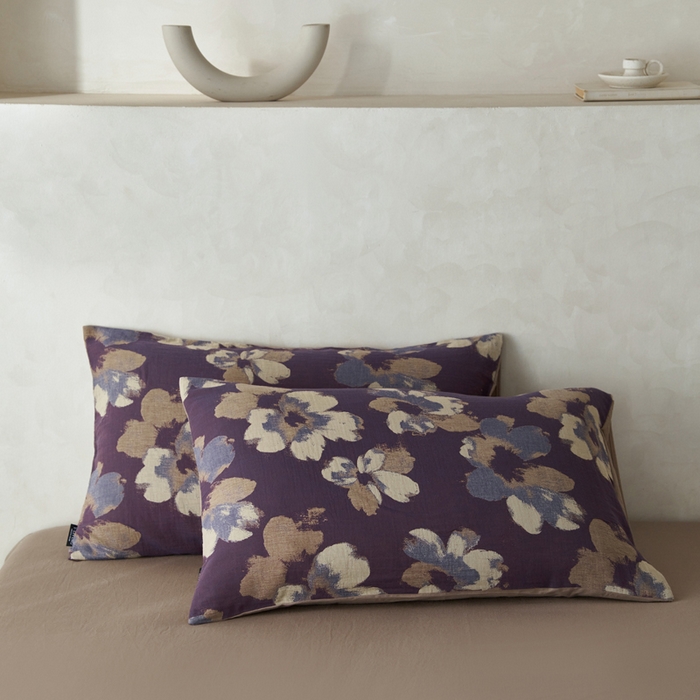 91家纺网 家纺一手货源 找家纺 宜代光年 2025新款彩色色织大提花纱布四件套 南湘-咖