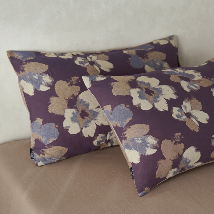 91家纺网 家纺一手货源 找家纺 宜代光年 2025新款彩色色织大提花纱布四件套 南湘-咖