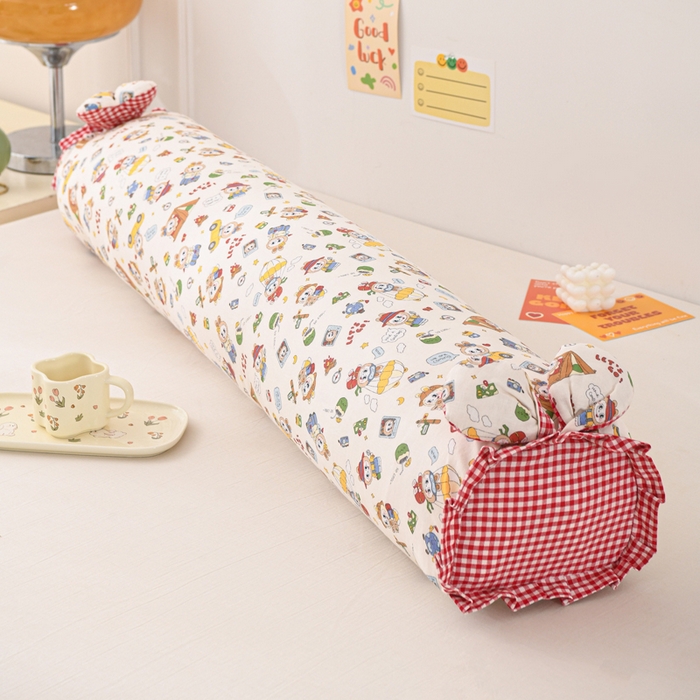 91家纺网 家纺一手货源 找家纺 芯奇想 2025新款全棉双层纱兔子枕芯长新款小清新抱枕 小兔