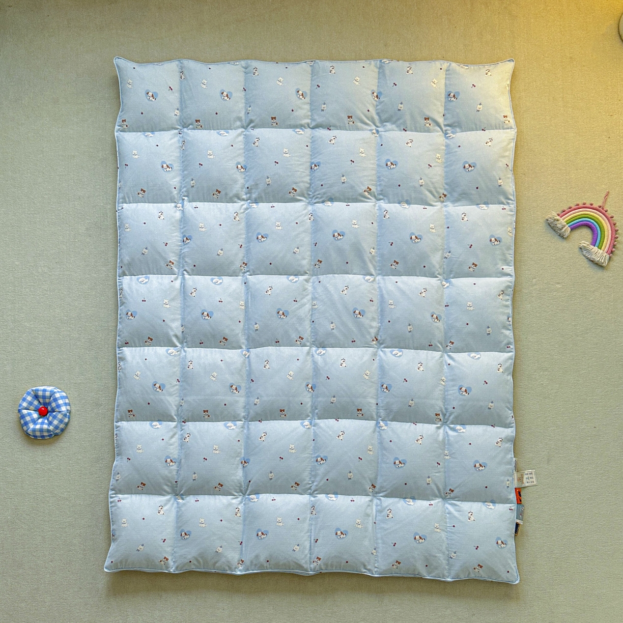 91家纺网 家纺一手货源 找家纺 （总）暖羽屋羽绒馆 2025新款95白鸭绒被芯A类被子儿童羽绒被学生婴幼儿园小被芯