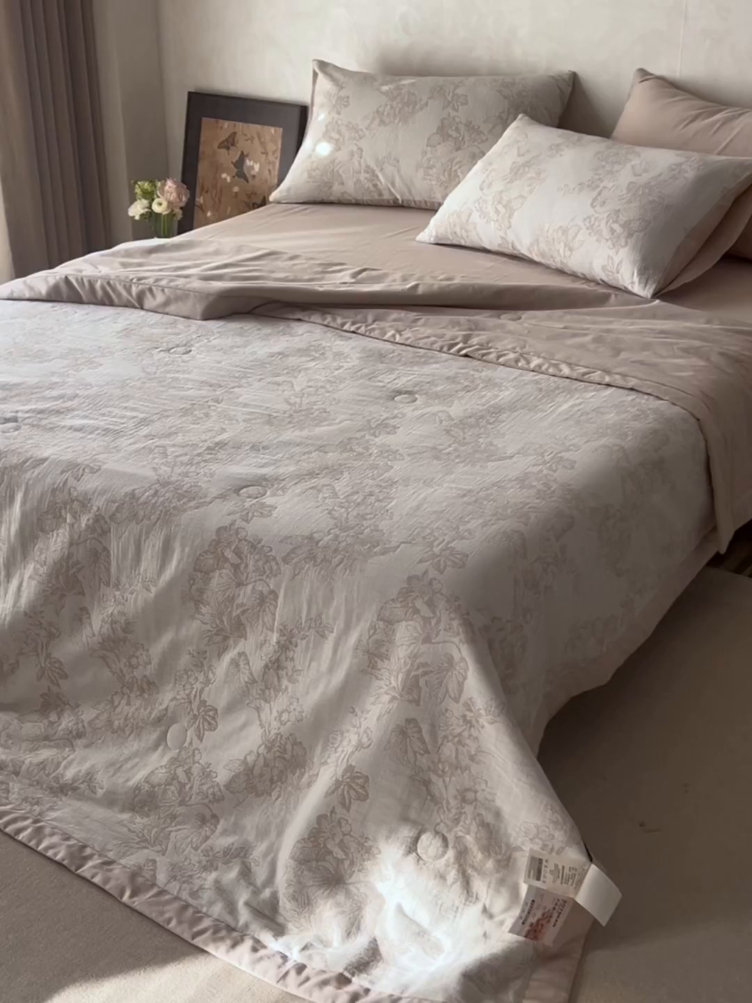 91家纺网 家纺一手货源 找家纺 （总）宜代光年 2025新款60s水洗棉全棉提花夏被