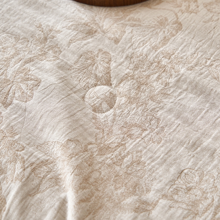 91家纺网 家纺一手货源 找家纺 （总）宜代光年 2025新款60s水洗棉全棉提花夏被