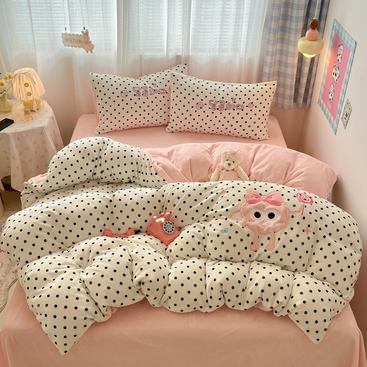 91家纺网 家纺一手货源 找家纺 （总）红嘴企鹅 2025新款双层纱水洗棉赫本风四件套