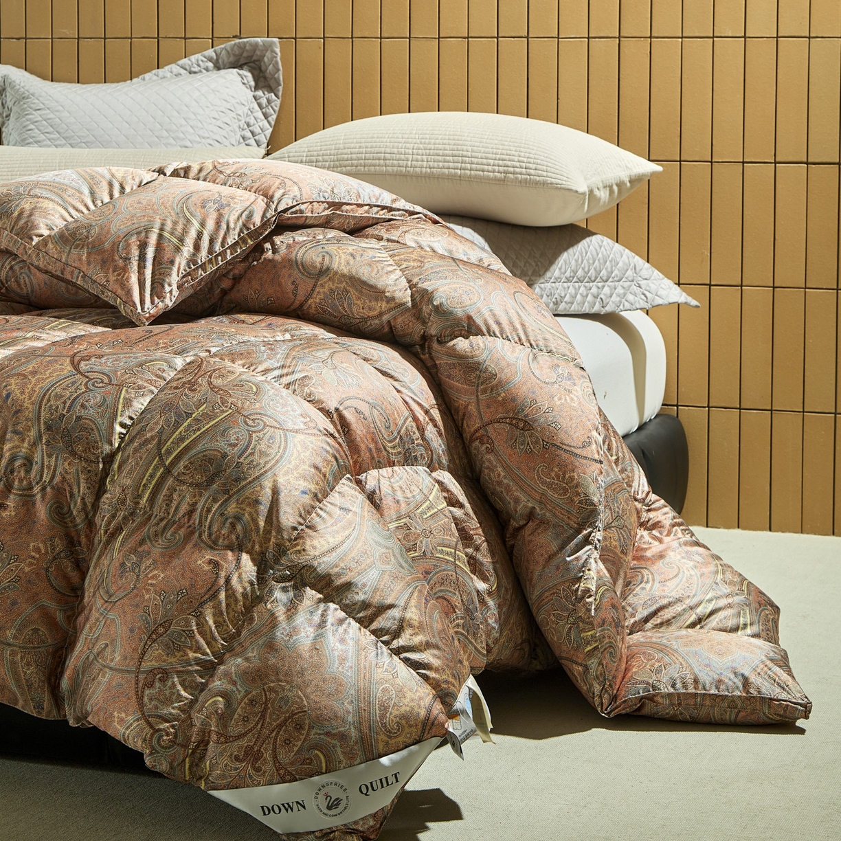 91家纺网 家纺一手货源 找家纺 （总）暖羽屋羽绒馆 2025新款国标95白鸭绒被芯 羽绒被子鸭绒冬被春秋被双人2米被芯被子被芯