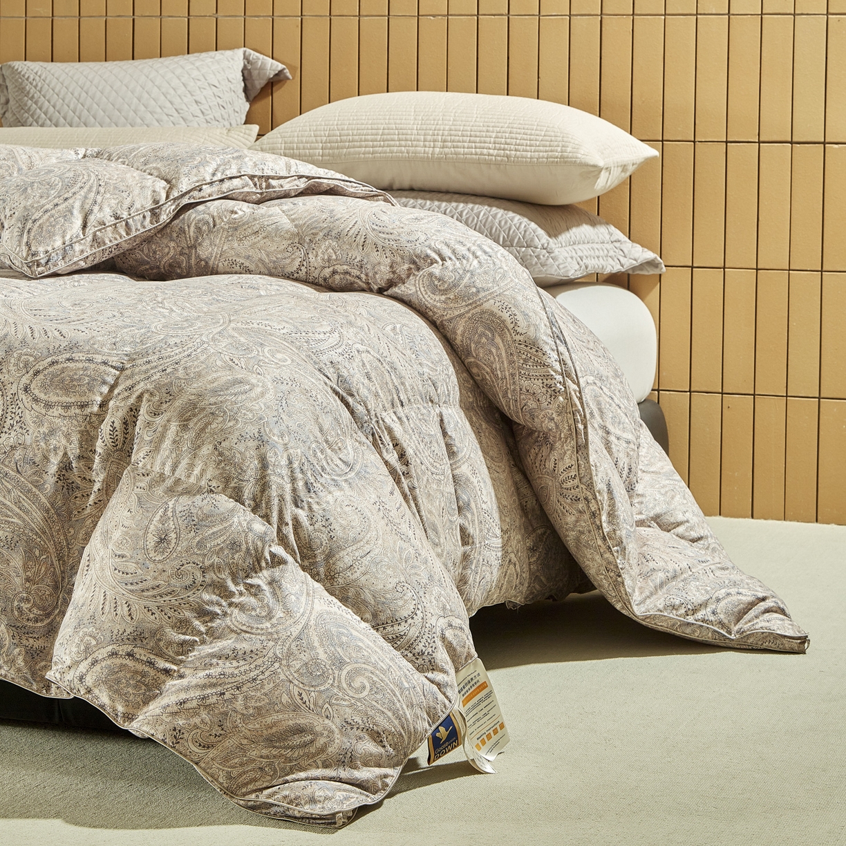 91家纺网 家纺一手货源 找家纺 暖羽屋羽绒馆 2025新款国标95白鸭绒被芯 羽绒被子鸭绒冬被春秋被双人2米被芯被子被芯 莱斯