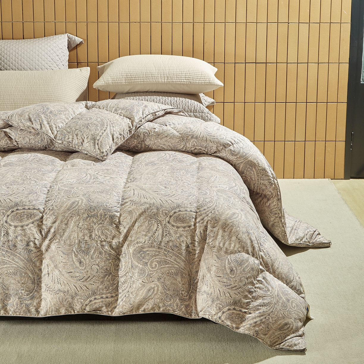 91家纺网 家纺一手货源 找家纺 暖羽屋羽绒馆 2025新款国标95白鸭绒被芯 羽绒被子鸭绒冬被春秋被双人2米被芯被子被芯 莱斯