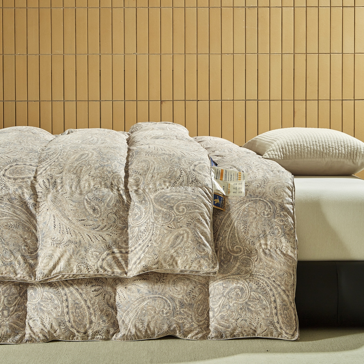 91家纺网 家纺一手货源 找家纺 暖羽屋羽绒馆 2025新款国标95白鸭绒被芯 羽绒被子鸭绒冬被春秋被双人2米被芯被子被芯 莱斯