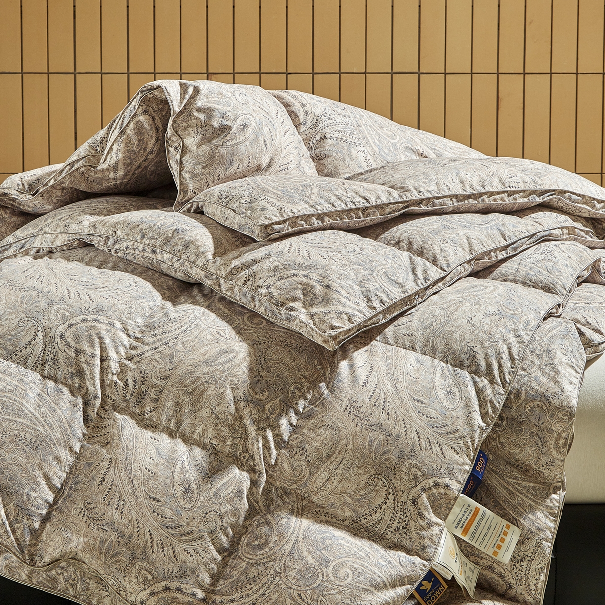 91家纺网 家纺一手货源 找家纺 暖羽屋羽绒馆 2025新款国标95白鸭绒被芯 羽绒被子鸭绒冬被春秋被双人2米被芯被子被芯 莱斯