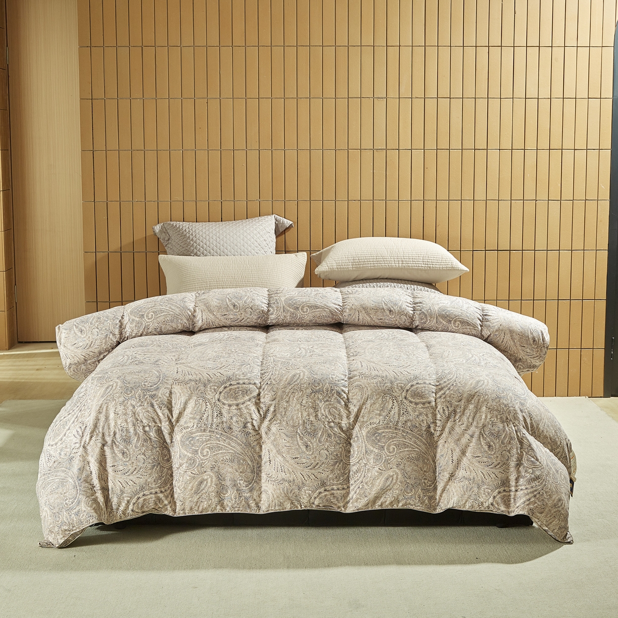 91家纺网 家纺一手货源 找家纺 暖羽屋羽绒馆 2025新款国标95白鸭绒被芯 羽绒被子鸭绒冬被春秋被双人2米被芯被子被芯 莱斯