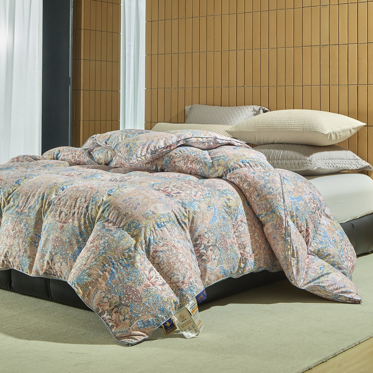 暖羽屋羽绒馆 2025新款国标95白鸭绒被芯 羽绒被子鸭绒冬被春秋被双人2米被芯被子被芯 凤羽