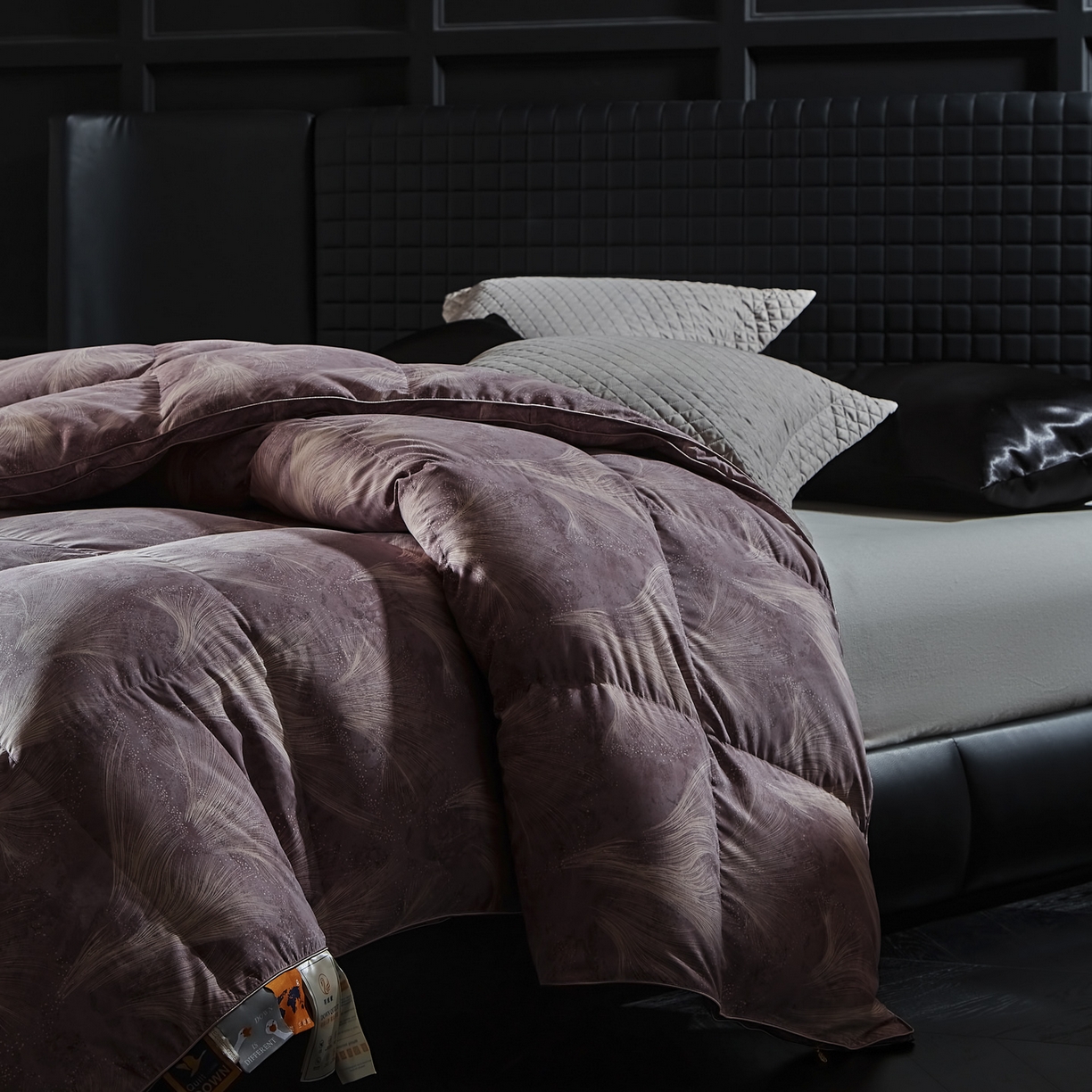 91家纺网 家纺一手货源 找家纺 暖羽屋羽绒馆 2025新款国标95白鸭绒被芯 羽绒被子鸭绒冬被春秋被双人2米被芯被子被芯 蒲公英