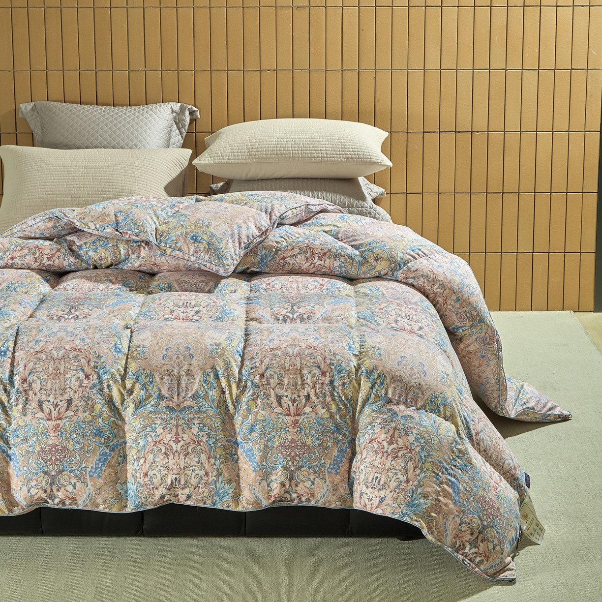 91家纺网 家纺一手货源 找家纺 暖羽屋羽绒馆 2025新款国标95白鸭绒被芯 羽绒被子鸭绒冬被春秋被双人2米被芯被子被芯 凤羽