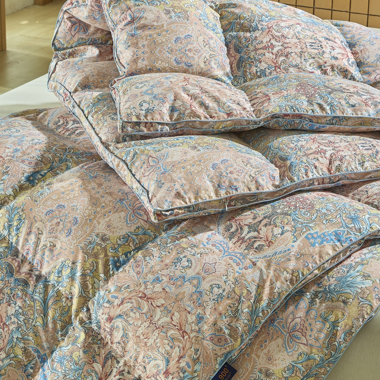 91家纺网 家纺一手货源 找家纺 暖羽屋羽绒馆 2025新款国标95白鸭绒被芯 羽绒被子鸭绒冬被春秋被双人2米被芯被子被芯 凤羽