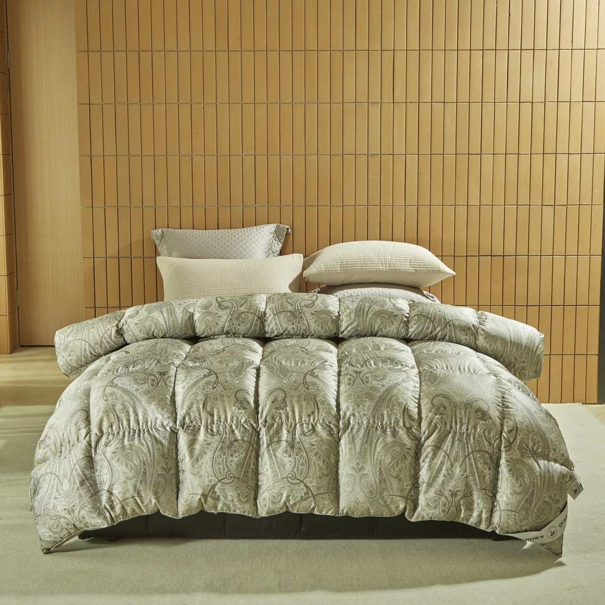 91家纺网 家纺一手货源 找家纺 暖羽屋羽绒馆 2025新款国标95白鸭绒被芯 羽绒被子鸭绒冬被春秋被双人2米被芯被子被芯 墨尔本