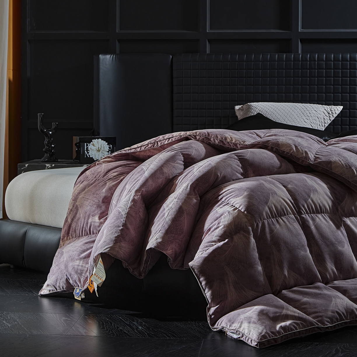 91家纺网 家纺一手货源 找家纺 暖羽屋羽绒馆 2025新款国标95白鸭绒被芯 羽绒被子鸭绒冬被春秋被双人2米被芯被子被芯 蒲公英