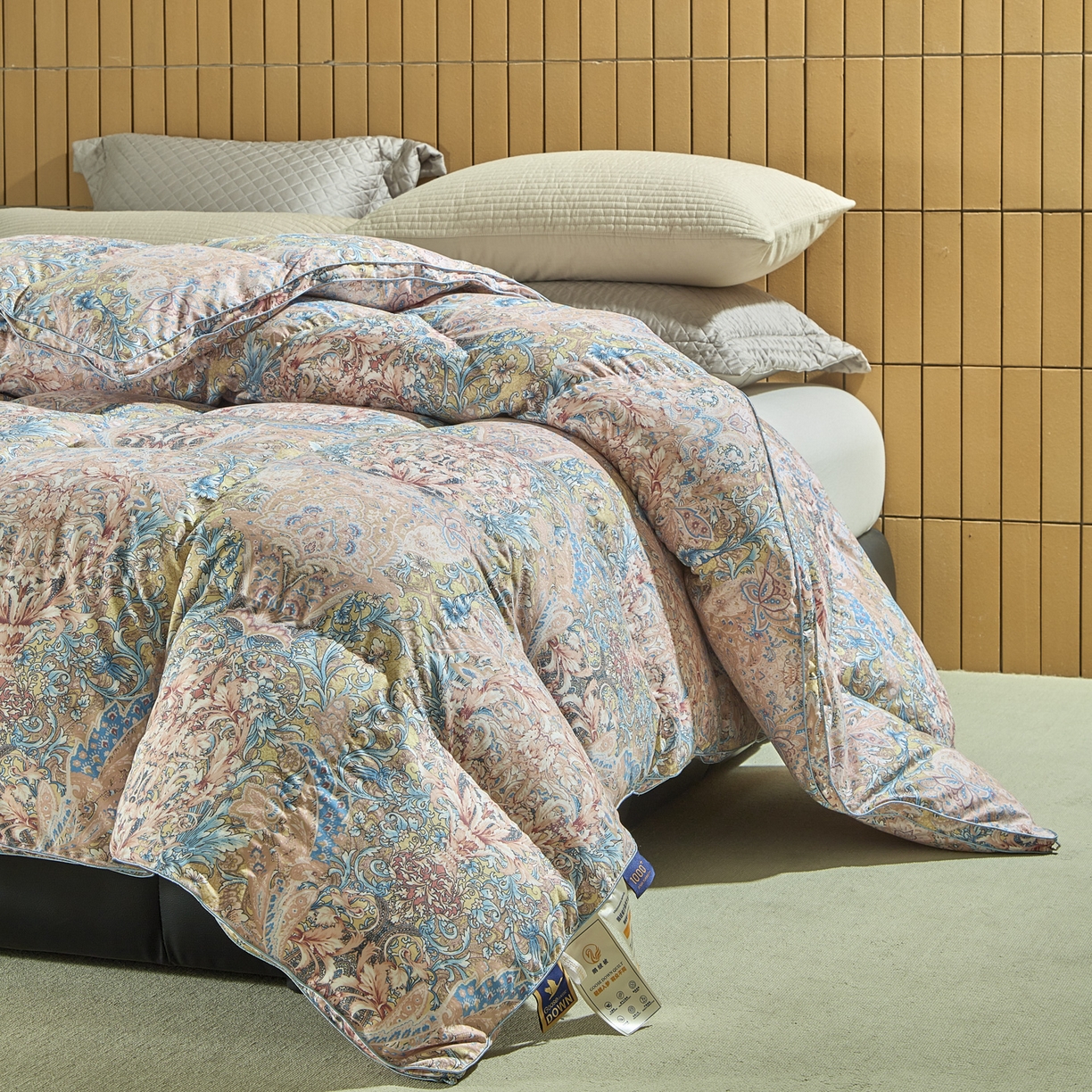 91家纺网 家纺一手货源 找家纺 暖羽屋羽绒馆 2025新款国标95白鸭绒被芯 羽绒被子鸭绒冬被春秋被双人2米被芯被子被芯 凤羽