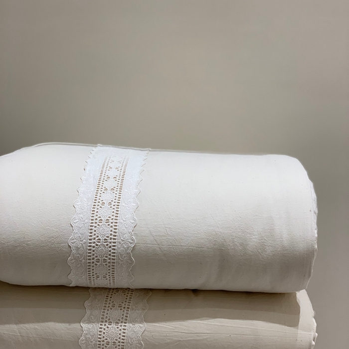 91家纺网 家纺一手货源 找家纺 汇庭 2025秋冬新款·棉本色春秋被系列 白色