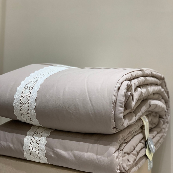 汇庭 2025秋冬新款·棉本色春秋被系列 咖色