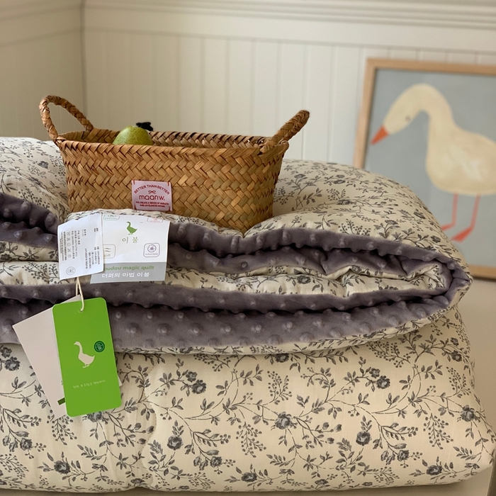 91家纺网 家纺一手货源 找家纺 汇庭 2025秋冬新款·糯米纱布双人豆豆被系列 贝拉紫