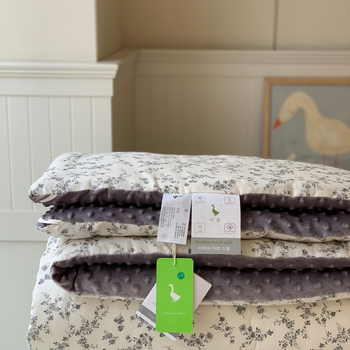 91家纺网 家纺一手货源 找家纺 汇庭 2025秋冬新款·糯米纱布双人豆豆被系列 卡琳娜