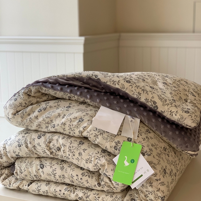 91家纺网 家纺一手货源 找家纺 汇庭 2025秋冬新款·糯米纱布双人豆豆被系列 贝拉紫