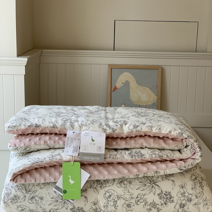 91家纺网 家纺一手货源 找家纺 汇庭 2025秋冬新款·糯米纱布双人豆豆被系列 朵美亚