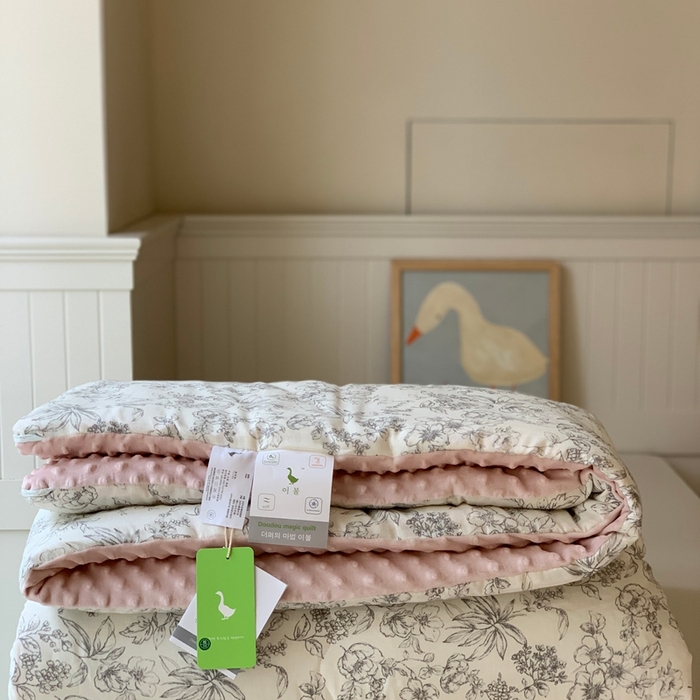 91家纺网 家纺一手货源 找家纺 汇庭 2025秋冬新款·糯米纱布双人豆豆被系列 朵美亚