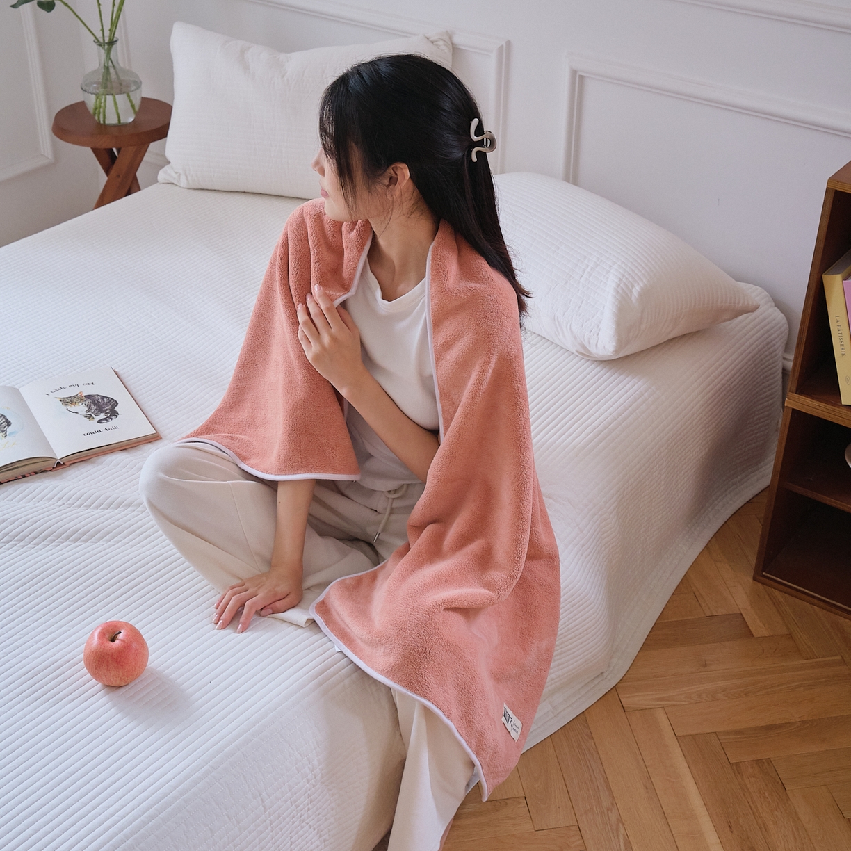 91家纺网 家纺一手货源 找家纺 （总）沐瑟家纺 2025新款亲肤柔软珊瑚绒毛巾浴巾-抗菌系列