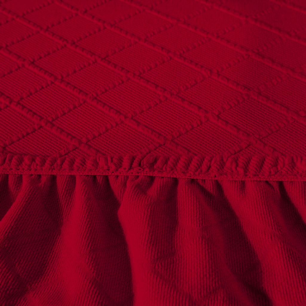 91家纺网 家纺一手货源 找家纺 （总）壹零特色家纺 2025新款菱形格头枕椅套(不含椅子)