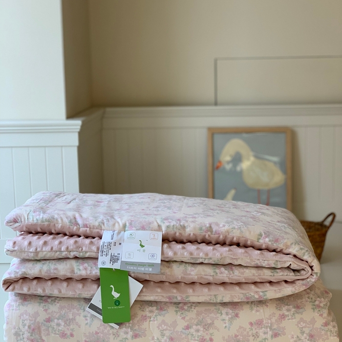 91家纺网 家纺一手货源 找家纺 汇庭 2025秋冬新款·糯米纱布双人豆豆被系列 茉莉粉