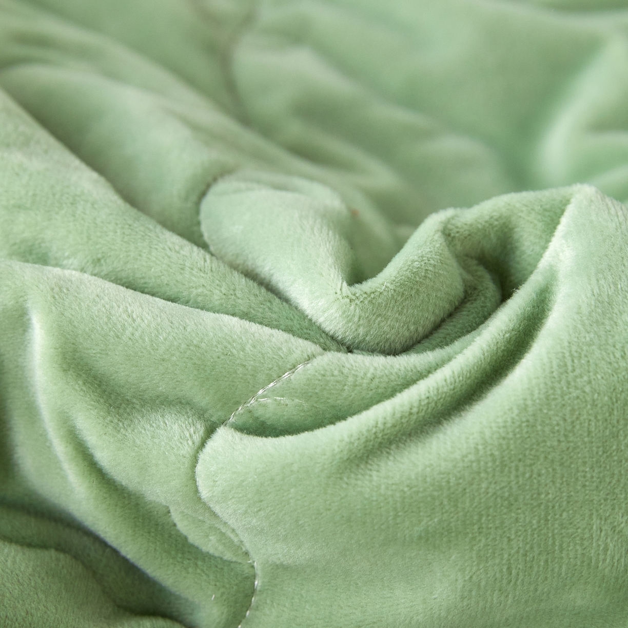 91家纺网 家纺一手货源 找家纺 （总）青竹苑 2025新款婴儿绒宝宝绒玫瑰版床盖款四件套